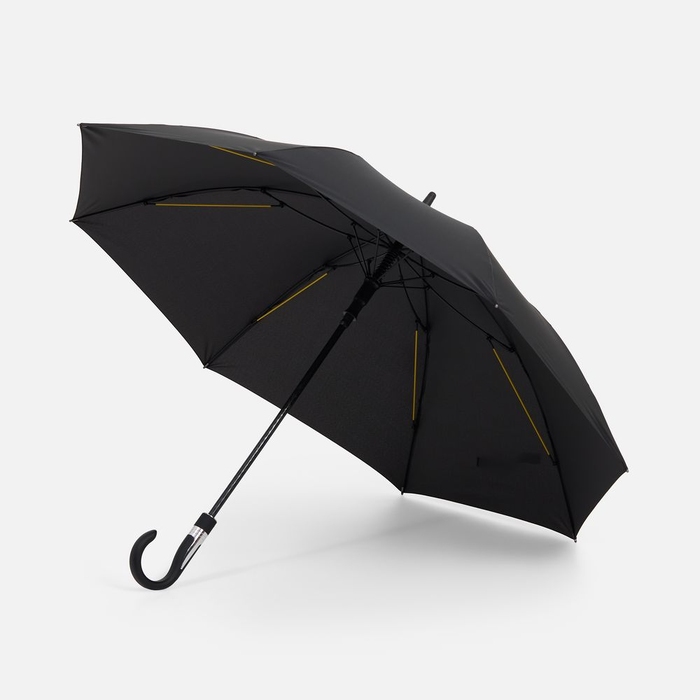 Зонт-трость Rainzee, ver.2, черный для нанесения логотипа