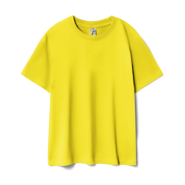 Футболка детская Regent Kids 150 желтая (лимонная), на рост 96-104 см (4 года) для нанесения логотипа