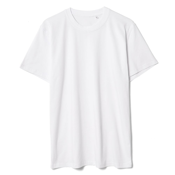 Футболка мужская T-bolka Stretch, белая, размер 3XL для нанесения логотипа