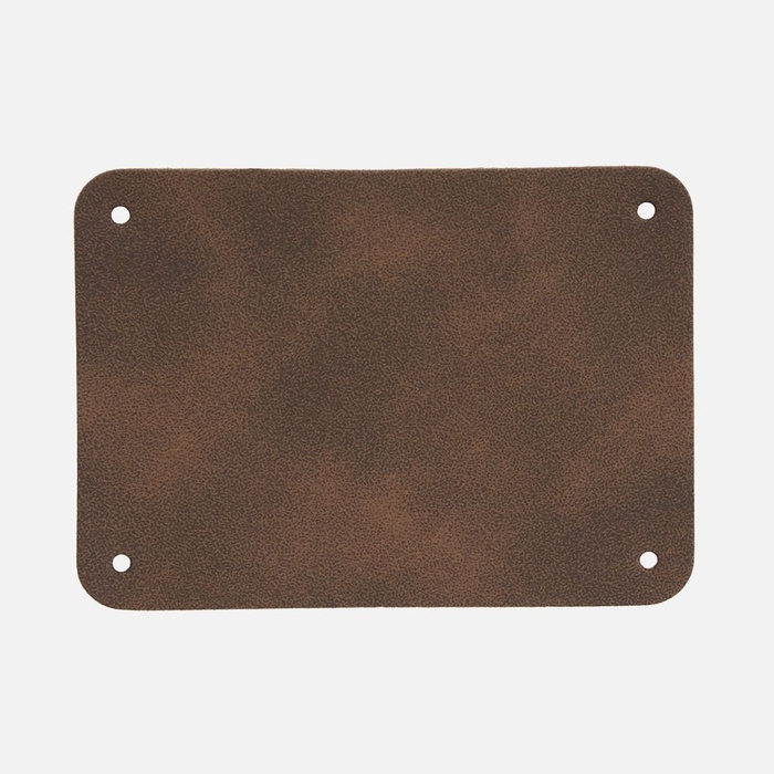 Лейбл Eta Nubuck Touch, XL, темно-коричневый для нанесения логотипа