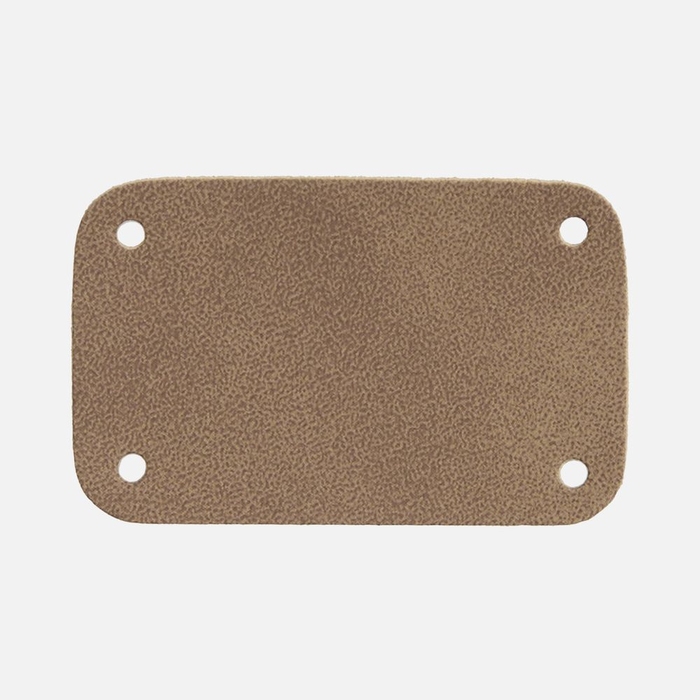 Лейбл Eta Nubuck Touch, S, коричневый для нанесения логотипа