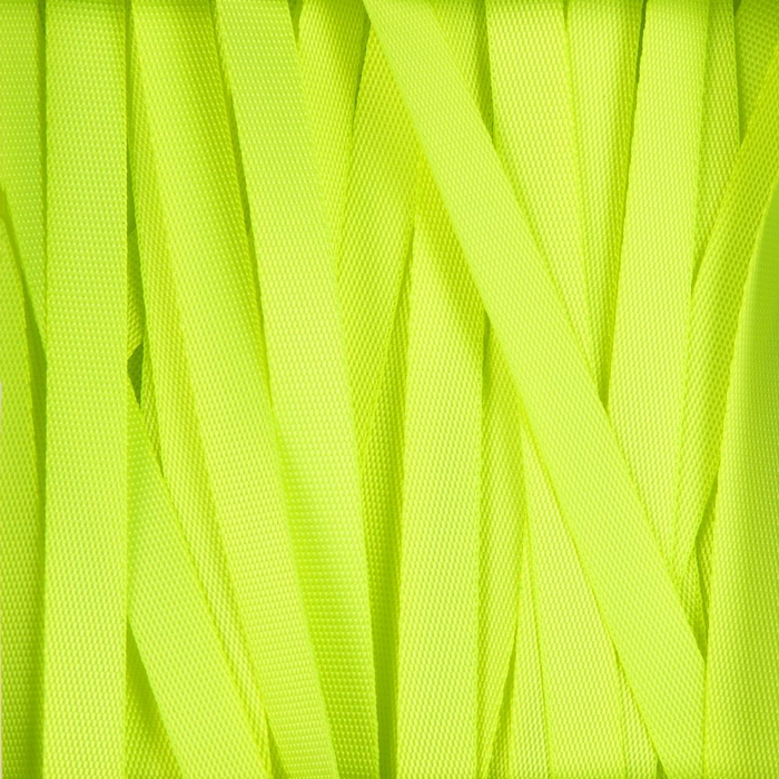 Стропа текстильная Fune 10 M, желтый неон, 70 см для нанесения логотипа