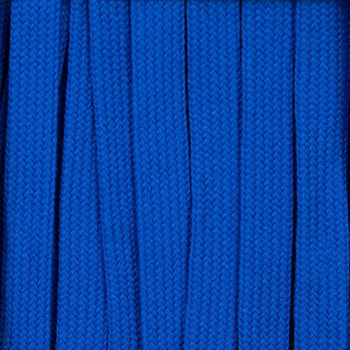 Плоский шнур Cord M, синий, 80 см для нанесения логотипа