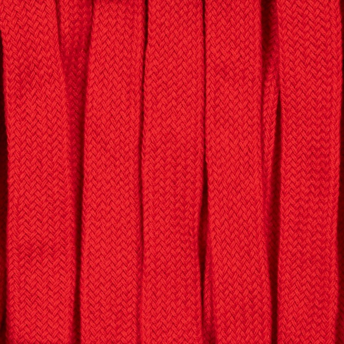 Плоский шнур Cord M, красный, 60 см для нанесения логотипа