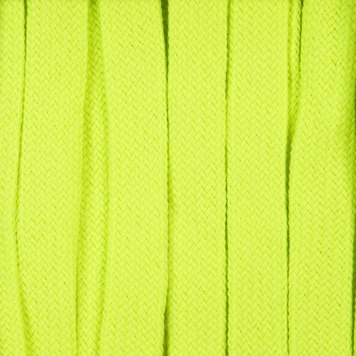 Плоский шнур Cord L, желтый неон, 140 см для нанесения логотипа