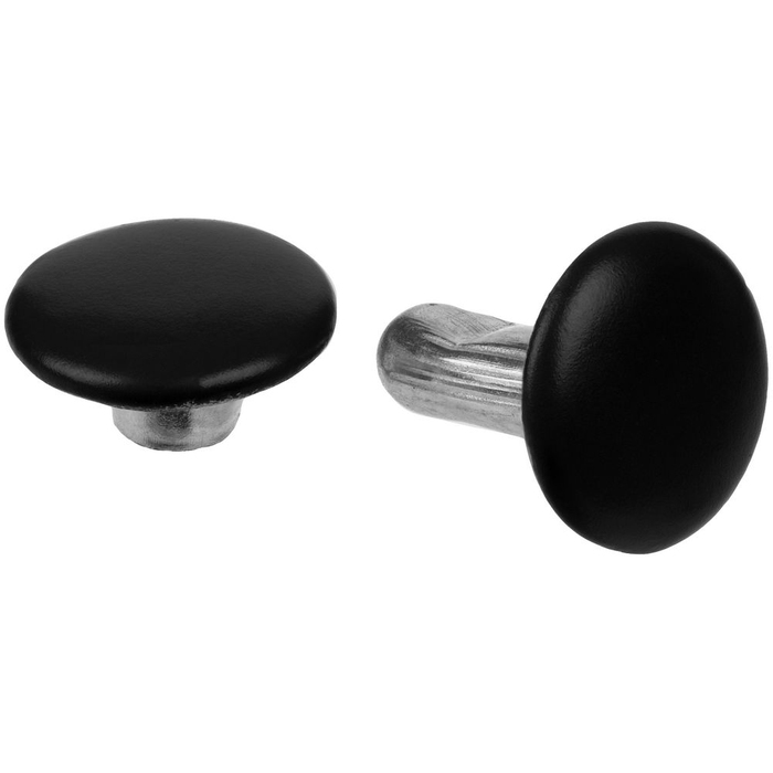 Заклепка Rivet, S, черная для нанесения логотипа