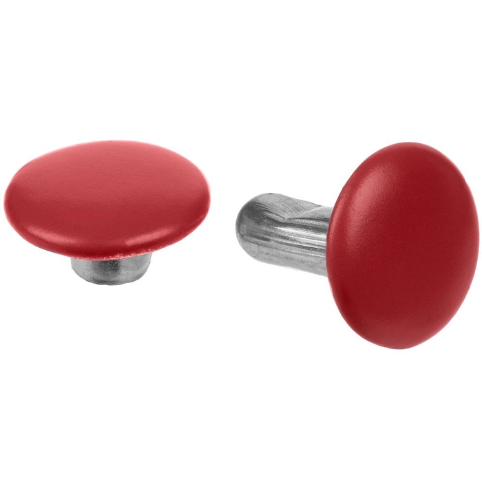 Заклепка Rivet, S, красная для нанесения логотипа