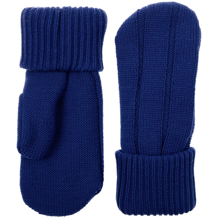 Варежки Knit Beat, темно-синие, размер L/XL для нанесения логотипа