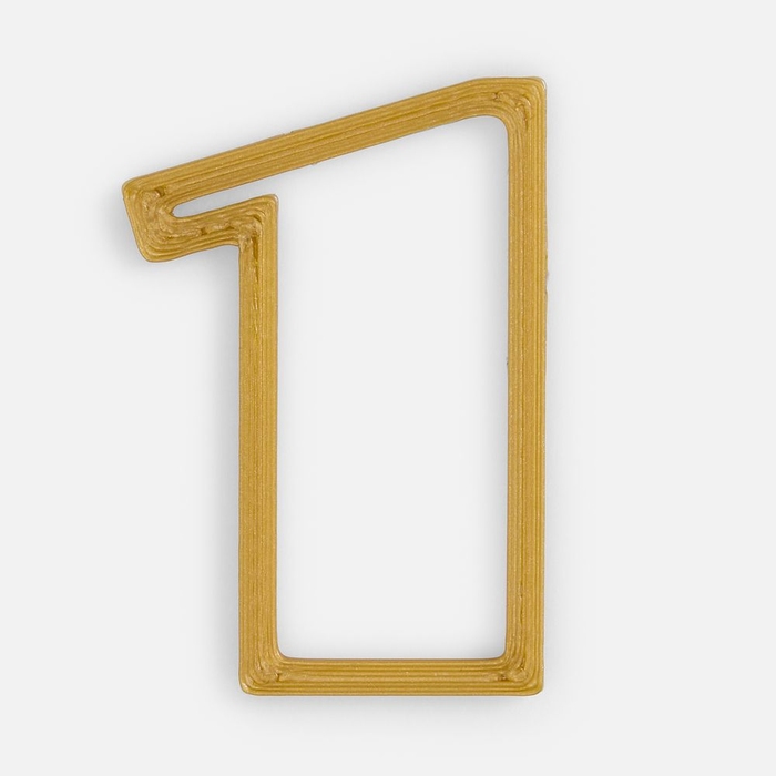 Подвеска Symbol, 3D-печать на заказ, цифра 1 для нанесения логотипа