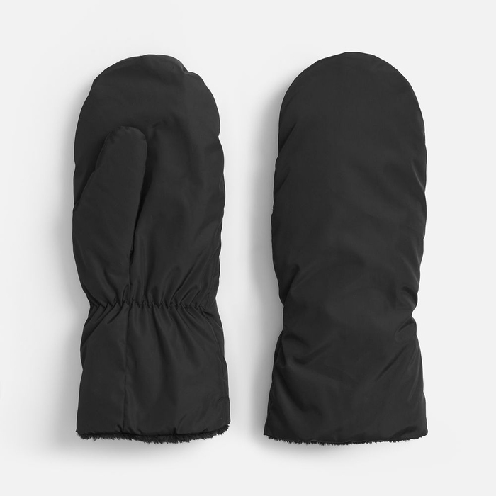 Варежки Warmshape, черные для нанесения логотипа