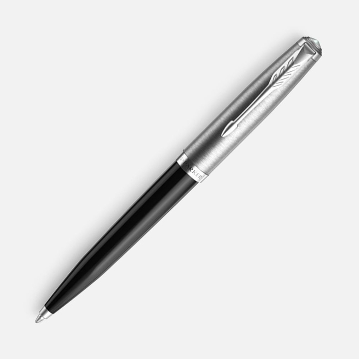 Ручка шариковая Parker 51 Black CT, черная для нанесения логотипа