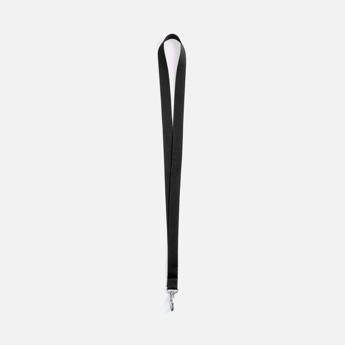 Лента для бейджа Pin, черная для нанесения логотипа