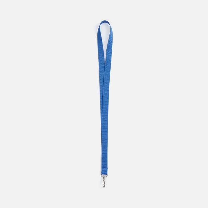 Лента для бейджа Pin, синяя для нанесения логотипа