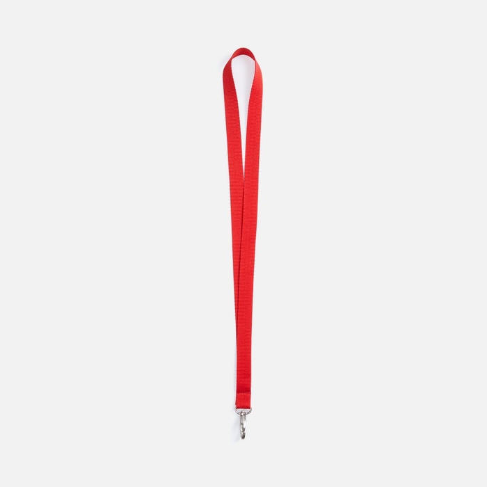 Лента для бейджа Pin, красная для нанесения логотипа