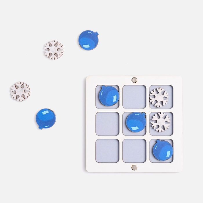 Игра крестики-нолики «Criss Cross. Снегошарики» для нанесения логотипа