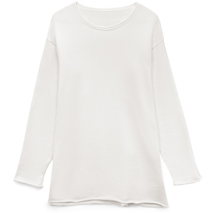 Лонгслив унисекс Siluetti Fuori, молочно-белый, размер L/XL для нанесения логотипа