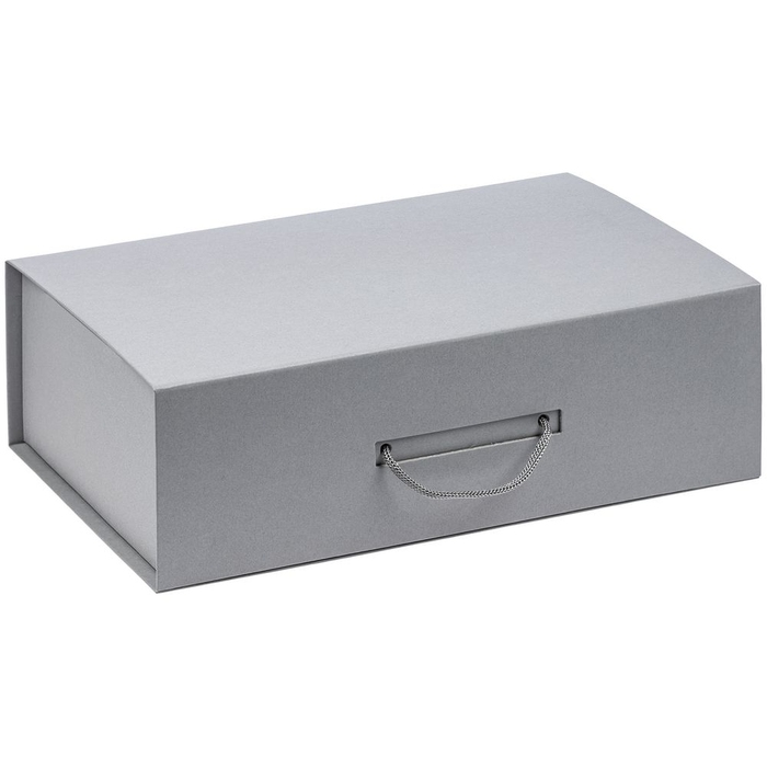 Коробка Big Case, серая для нанесения логотипа