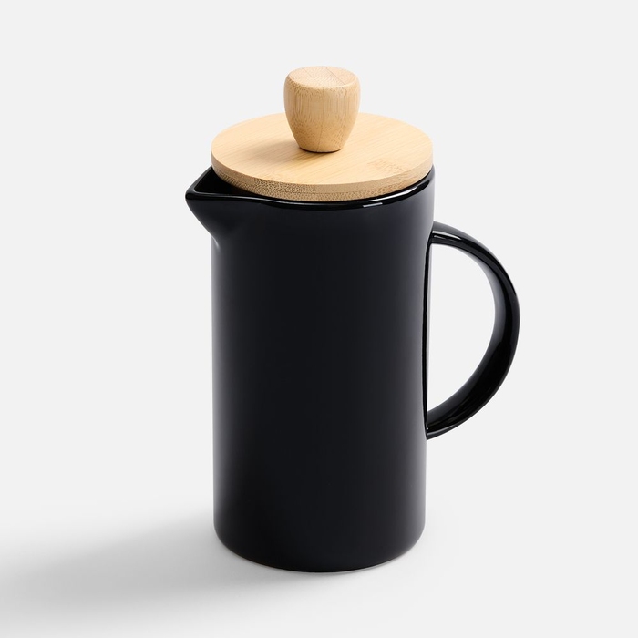 Френч-пресс Ceramero, черный для нанесения логотипа