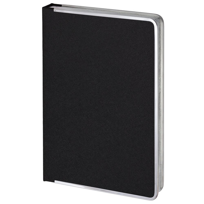 Ежедневник Frame Metal, недатированный, черный для нанесения логотипа