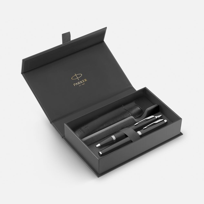 Набор Parker IM Essential Black CT, черный для нанесения логотипа