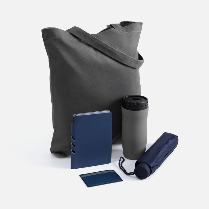 Набор Dual Umbrella, синий для нанесения логотипа