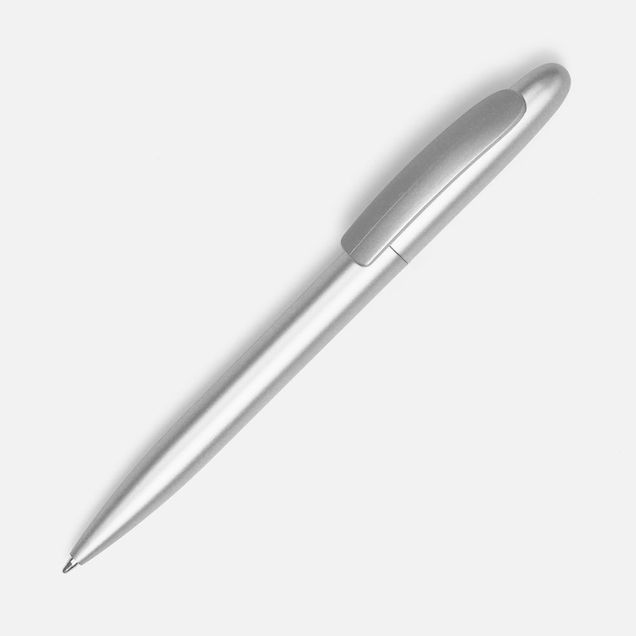 Ручка шариковая Moor Silver, ver.2, серебристый металлик для нанесения логотипа