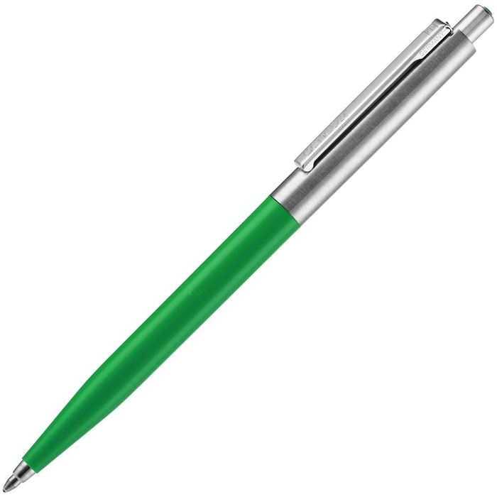 Ручка шариковая Senator Point Metal, ver.2, зеленая для нанесения логотипа