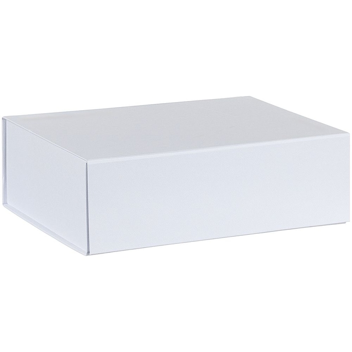 Коробка складная Portada, M, белая для нанесения логотипа