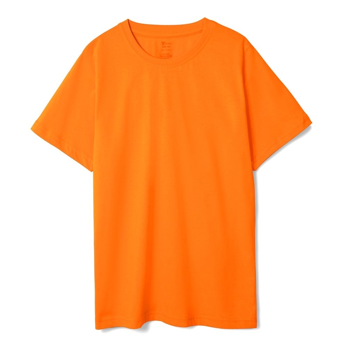 Футболка детская T-Bolka Kids, оранжевая, 6 лет для нанесения логотипа