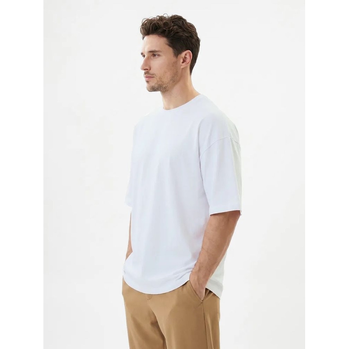 Футболка Oversize Premium 210, белая, размер S для нанесения логотипа