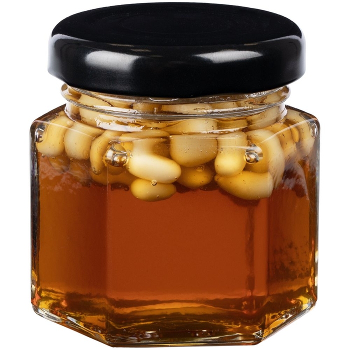 Мед Bee To Bear Mini ver.2, с кедровыми орехами для нанесения логотипа