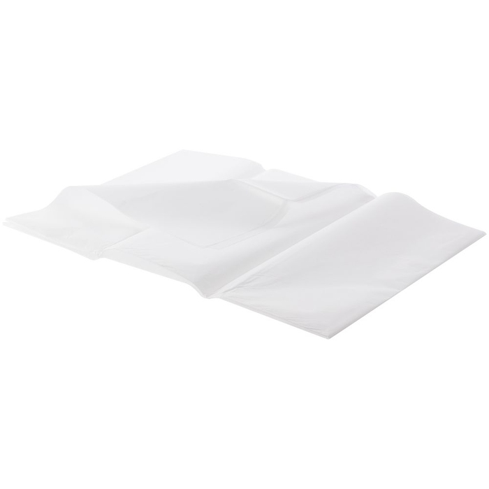 Декоративная упаковочная бумага Tissue, белая для нанесения логотипа
