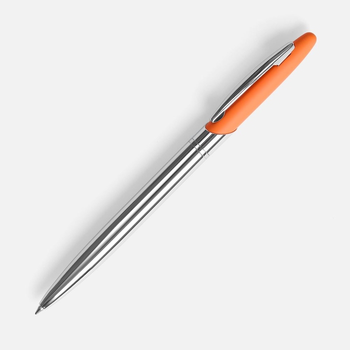 Ручка шариковая Dagger Soft Touch, оранжевая для нанесения логотипа