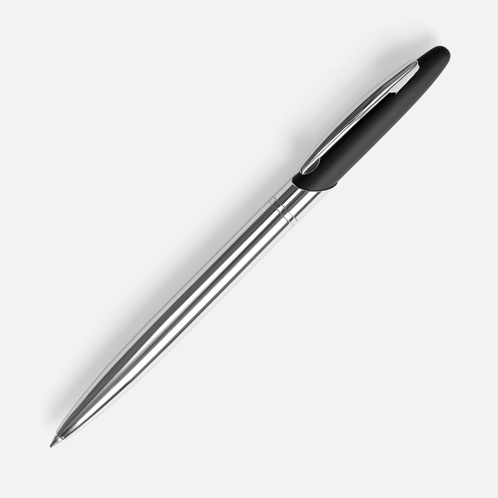 Ручка шариковая Dagger Soft Touch, черная для нанесения логотипа