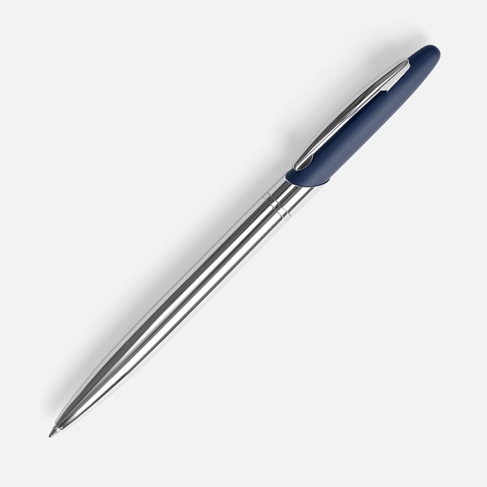 Ручка шариковая Dagger Soft Touch, синяя для нанесения логотипа