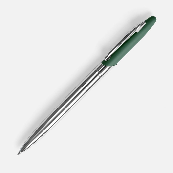 Ручка шариковая Dagger Soft Touch, зеленая для нанесения логотипа