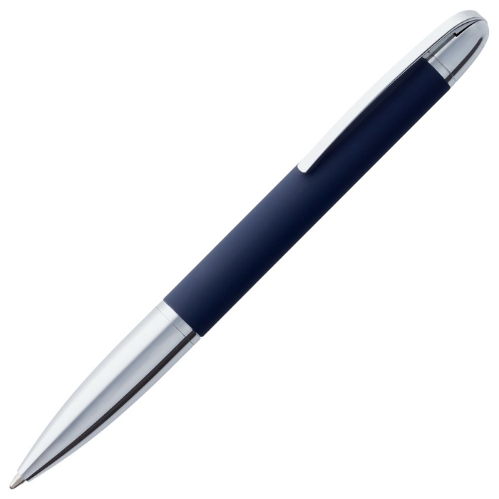 Ручка шариковая Arc Soft Touch, синяя для нанесения логотипа