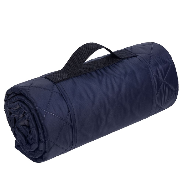 Плед для пикника Comfy, синий для нанесения логотипа