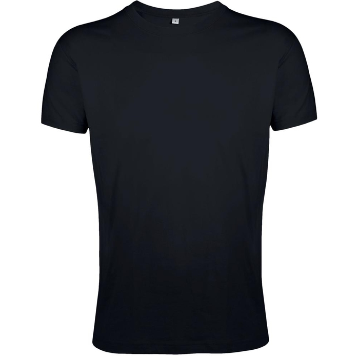 Футболка мужская Regent Fit 150, черная, размер XS для нанесения логотипа