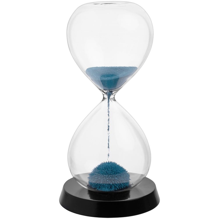 Магнитный антистресс Elusive Time, синий для нанесения логотипа