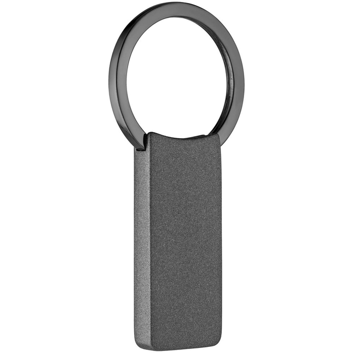 Брелок Graphite, матовый, серый для нанесения логотипа