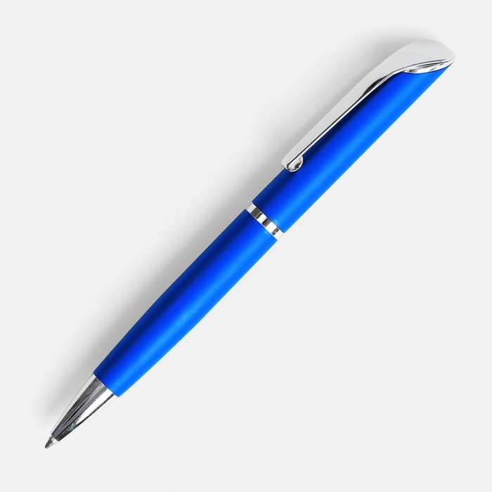 Ручка шариковая Glide, синяя для нанесения логотипа