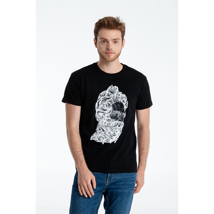 Футболка Tattoo Inverted, черная, размер S для нанесения логотипа