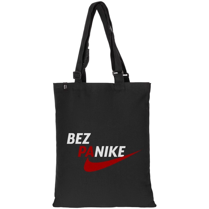 Сумка с регулируемыми ручками Bez Panike, черная для нанесения логотипа
