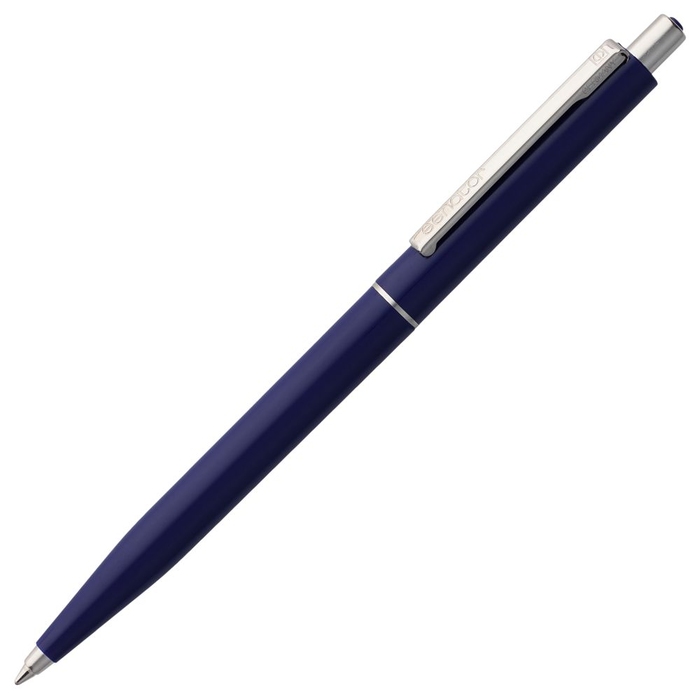 Ручка шариковая Senator Point, ver.2, темно-синяя для нанесения логотипа
