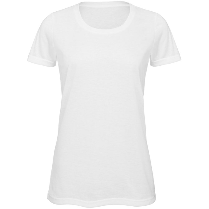 Футболка женская Sublimation белая, размер XXL для нанесения логотипа