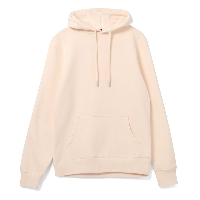 Толстовка с капюшоном унисекс Hoodie, светло-розовая, размер S для нанесения логотипа