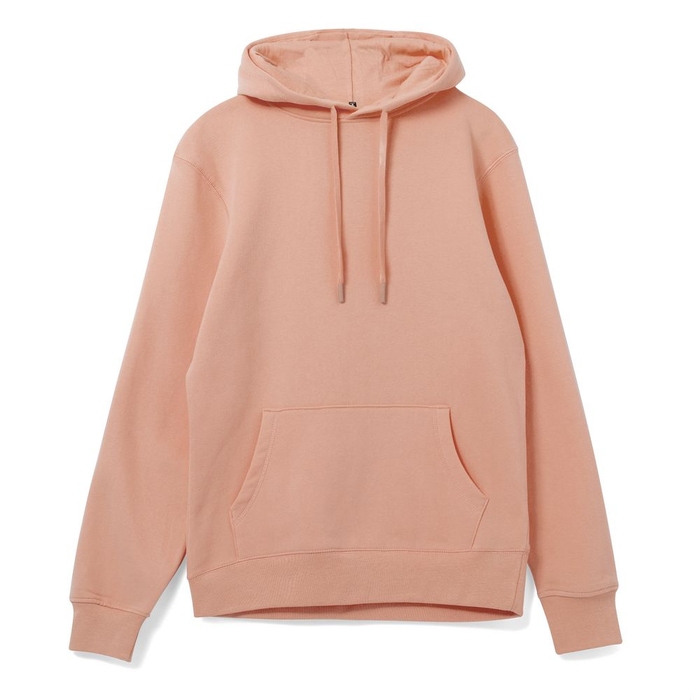Толстовка с капюшоном унисекс Hoodie, бежевая (nude), размер XS для нанесения логотипа