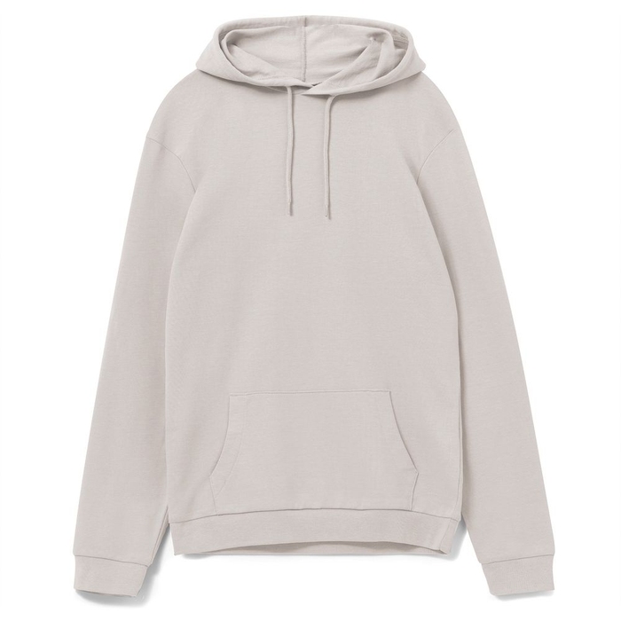 Толстовка с капюшоном унисекс Hoodie, дымчато-серая, размер S для нанесения логотипа