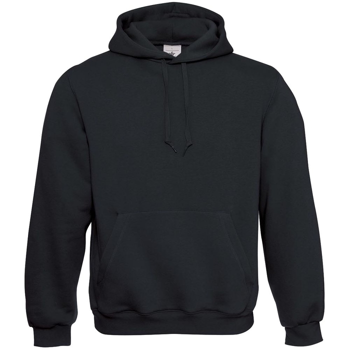 Толстовка Hooded черная, размер S для нанесения логотипа